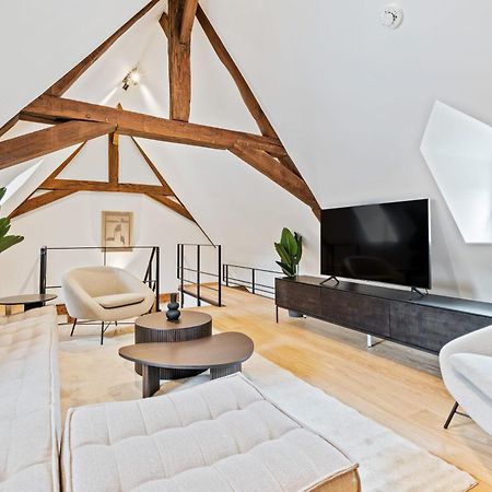 Elegant Clausen Apartment With King Bed & Wifi Luxemburg Buitenkant foto
